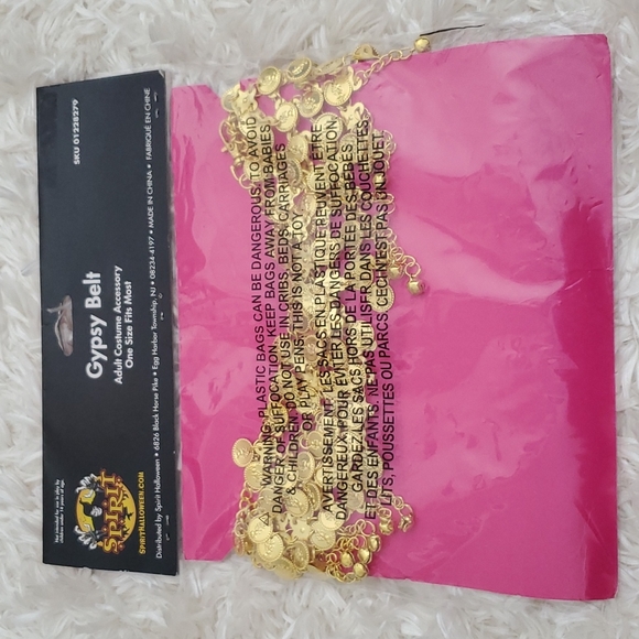 Spirit Gypsy Belt Gold One Size Fits Most - Picture 3 of 4